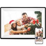 FRAMEO Digital Picture Frame 10.1-inch WiFi Digital Photo Frame 1280 * 800 IPS HD Color Touch Screen easyto Set 32GB Storage Free Share Photos and Videos Through FRAMEO app Anytime Anywhere