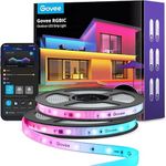 Govee Outdoor LED Strip Lights Waterproof, Connected 2 Rolls of 32.8ft (65.6ft) RGBIC Outdoor Lights, Halloween Decor, Work with Alexa, App Control LED Outdoor Lights for Patio, Roof, Party