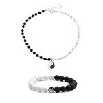 Yin Yang Pearl Necklace for Men Wom