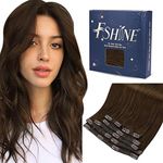 fshine Human Hair Clip in Hair Exte