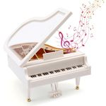 Fahibin Piano Music Box, Mini Piano Music Box, Piano Music Box Decoration, for Valentine's Day, Birthday and Christmas Gifts 12 x 14 x 18 cm