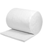 Coals 4 You NW Ltd Ceramic Fibre Blanket – No Chemicals – Heat Resistant - Excellent Adhesion - Sound Damping Properties, White, 610mm x 1000mm x 25mm 96kgm3