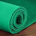 Lifekrafts Polyvinyl Chloride Cushion Noodle Floor Rectangular Mat For Entryways| Dirt/Mud Trapper|60CmX40Cm Green|Heavy Duty Waterproof Indoor/Outdoor Floor Mat For Entry,Entrance,High Traffic Areas