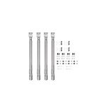 GrillSpot – Stainless Steel Tube Burner Set | Universal Fit | Premium Quality Replacement | Adjustable from 14” to 19 1/2” | Outdoor Barbecue Grill Parts | 4-Pieces