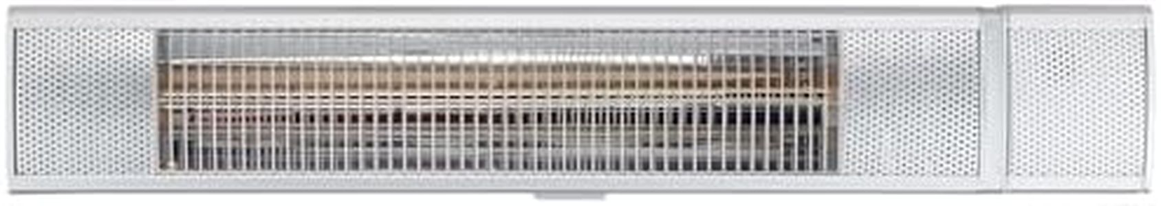 Enders Madeira Chauffage Mural pour terrasse Argenté/Aluminium 10,5 x 63 x 8 cm
