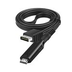 Jerilla PS2 to HDMI Converter, PS1/PS2 to HDMI Cable Video Audio Adapter Cable HD Connector 720P/1080P for PS1/PS2 Console, TV, Monitor, Projector