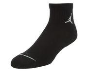 Jordan JUMPMAN QTR 3PPK mens workout-and-training-socks SX5544-010_L - BLACK/BLACK/BLACK