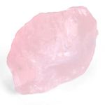 XIANNVXI Rose Quartz Crystal,1.77-2.17" Raw Crystal Rose Quartz Stone,Natural Healing Crystal Rock Rough Gemstone for Crystal Lovers Beginners Collectors,Reiki Crystal Gifts for Women