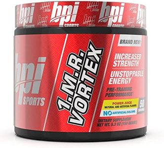 BPI Sports 1.M.R Vortex Pre Workout Powder, Non Habit Forming, Sustained Energy & Nitric Oxide Booster, Power Juice, 5.3 Ounce