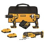 DEWALT 20V MAX* Brushless Cordless 3-Tool Combo Kit (DCK379D2)