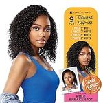 Sensationnel Clip-In Rule Breaker 10" - Textured Clip-in 9 Piece Pack Adds Volume Protective Style - Curls Kinks & Co (TH2/BG)