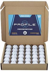 WILSON Profile Distance Golf Ball 36 pack