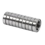 10pcs 6700ZZ Steel Thin Wall Section Ball Bearing Deep Groove Double Shield 10mm x 15mm x 4mm