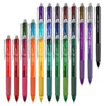 Vanstek 26 Colors Erasable Gel Pens, Retractable Erasable Pens Clicker, Fine Point(0.7), Make Mistakes Disappear, Premium Comfort Grip for Drawing Writing Planner and School Supplies