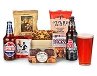 Classic Craft Ale Gift Set - Man Crate and Snack Selection Tray with Ales, Crisps, Peanuts, Cake - Beer and Snacks Gifts for Men, Ale Hampers for Dad, Birthday Gifts, from Regency Hampers