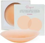 Nipple Coverings Reusable | Nipple Covers Silicone Adhesive Pasties for Women, Complete with a Travel Box for Convenience Cream