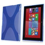 BoxWave Nokia Lumia 2520 BodySuit - Premium Slim-Fit Protective TPU Gel Skin Case, Texturized for Extra No-Slip Grip for The Nokia Lumia 2520 (Super Blue)