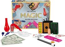 Thames & Kosmos Magic: Silver Edition, Kit to Learn 100 Magic Tricks, Contains 24 Magic Props, Magic Set for Adults and Kids, Age 8+