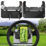 CLUBRALLY Golf Cart Accessories Steering Wheel Phone Mount for Club Car EZGO Yamaha