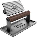 Soho Grilling Gift for Dad, BBQ Cast Iron Grill Press for Smash Burger, Hamburger, Meat, Bacon (2.6 lbs) Cooking Weight for Fathers Day/Christmas/Birthday “Dad The Grill King” (Gift Boxed)