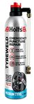 Holts Tyreweld Puncture Sealant Emergency Tyre Repair Foam Car Puncture Repair Kit Sealant, Quick & Easy Flat Tyre Foam, Drive Up To 100 Miles, No Tools Needed Unscented, 400ml , Pack of 1