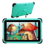 CWOWDEFU Kids Tablet 7 inch Android Tablet for kids ages 6-12 Children Tablet 32GB WiFi Tablet Learning Tablets Best Gifts for Kids (Green)