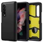 Spigen Slim Armor Pro Back Cover Case for Samsung Galaxy Z Fold 3 (TPU + Poly Carbonate | Black)