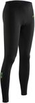 JUST RIDER Men's Running Full Length Mid Rise Tights Compression Lower Sport Leggings Gym Fitness Sportswear Training Yoga Pants For Men (In, Alpha, S, Regular, Black)