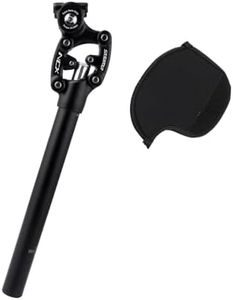 SR Suntour SP12 NCX 30.9X350mm Suspension Seat Post with Protective Cover Black