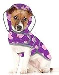 HDE Dog Raincoat with Clear Hood Po