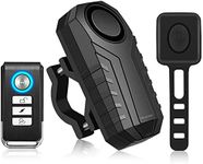 WSDCAM Bike Alarm Horn with Remote Loud 113dB, Waterproof Wireless Antitheft Vibration Bicycle Alarm with Bike Horn for Adults Mountain Bike Road Bicycle Scooter