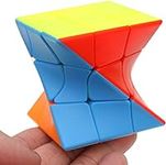 YUNTENG Cube Twist 3x3 Stickerelss Speed Cube Vivid Color Magic Puzzle Toys (Twist 3rd Order)