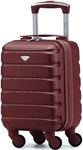 Flight Knight Ryanair Cabin Bags 40x20x25 Underseat 4 Wheel Hard Shell Suitcase Hand Luggage Bag Over 100 Airlines- British Airways Ryanair & easyJet Approved Carry-Ons Small Suitcase