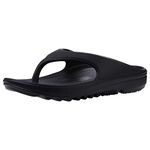 shevalues Orthopedic Sandals for Women Arch Support Recovery Flip Flops Pillow Soft Summer Beach Shoes, Black 39 (7.5-8 Women/6-6.5 Men)…