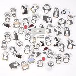 46PCS Cute Penguin Stickers,Cartoon