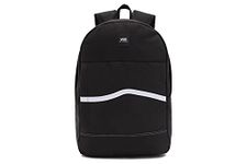 Vans Men's Construct Skool Backpack Polyester Black, Black White, One Size