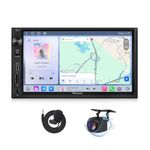 Eonon 8-CORE 6GB+64GB Android 13 Double Din Uuniversal Car Stereo, Apple Carplay/Android Auto, 2 Din Radio with 7'' Scrren, Opt+Coax Output, DSP,Blutooth 5.1, 4G LET, Split Screen-UX6S(Upgraded UA13)
