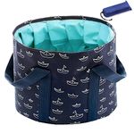 Collapsible Bucket for Soaking Feet, Portable Travel Foot Bath Tub, Foot Soaking Bath Basin Portable, Foot Spa Soaking Feet Home Pedicure Basin Outdoor Camping