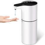 YIKHOM Automatic Liquid Soap Dispenser with Auto Clean, 15.37 oz Touchless Hand Soap Dispenser, 8 Volume Control for Gel & Liquid Soap, USB/C-C Rechargeable, Dish Soap Dispenser for Kitchen Bathroom