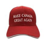 Ningboo Embroidery Dad Hats Make Canada Great Again Baseball Caps Sandwich Cap Adults Red