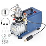 CREWORKS PCP Compressor, 1.8kW 4500psi Adjustable Auto-Stop High Pressure Compact PCP Air Rifle Compressor, Low Noise Heavy Duty Inflator Pump for Air Gun Accessories Tanks Air Tools