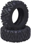 25x8-12 ATV/UTV Tires Sand Off-Road Tires 25x8-12, All Terrain 20mm Tread Depth 25x8x12, 6 PR,Set of 2 ATV Tires, Tubeless