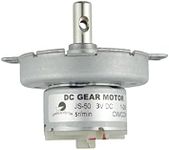 CHANCS Mini DC Gear Motor JS-50 DC 3V 5RPM Reduced DC Motor Metal Outer Reduction Gear Box Torque 6Kg.cm