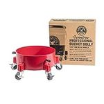 Chemical Guys ‎ACC1001R Creeper Rolling Bucket Dolly for Car Washing, Detailing, Garage & More, Red