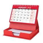 VR Angel 2025 Desktop Calendar and Memo Pad - Month to View Spiral Bound Desk Planner for Home Business Office School - 60 gsm Paper