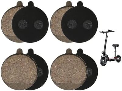 4 Paia Pastiglie Monopattino Elettrico per KUGOO M4/M4 Pro, Freno Monopattino per KUGOO, Pastiglie Freni Monopattino Elettrico Ricambio, Pastiglie Freno Semi-Metallo per Monopattino Elettrico