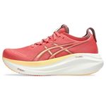 ASICS Women's Gel-Nimbus 27 Running Shoes,10,Dark Pink Clay/Orange Glow
