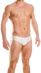 Gary Majdell Sport Mens New Solid White Hot Body Bikini Swimsuit Size Large