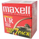 Maxell Ur-90 7PK Brick Normal Bias Audio Cassettes