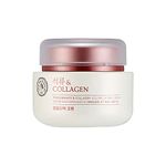 The Face Shop Pomegranate & Collagen Face Cream With 10% Marine Collagen & Pomegranate Extracts | Day & Night Cream to smooth wrinkles & give intense moisturization | Suitable For All Skin Types, 100Ml